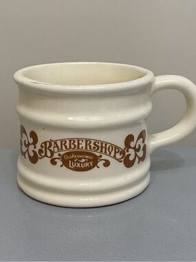Franklin Toiletry BarberShop Old Fashioned Luxury Vintage Shaving Cream Mug